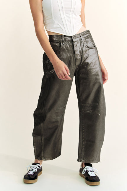 Orphira Jeans — Gunmetal front