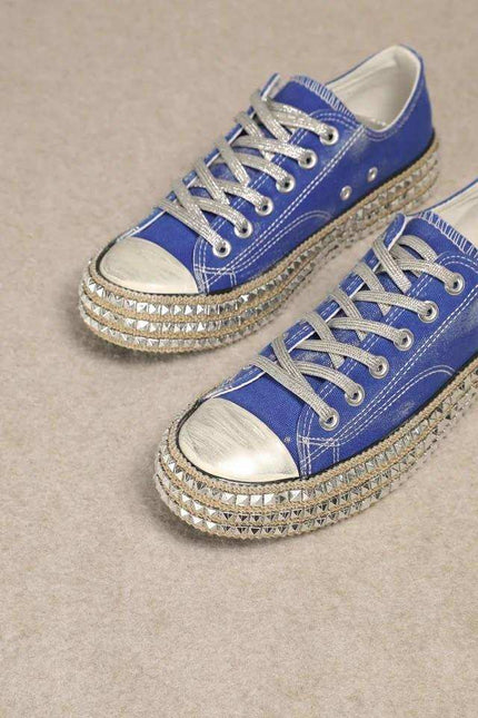 Billie Studded Platform Low Top Sneakers