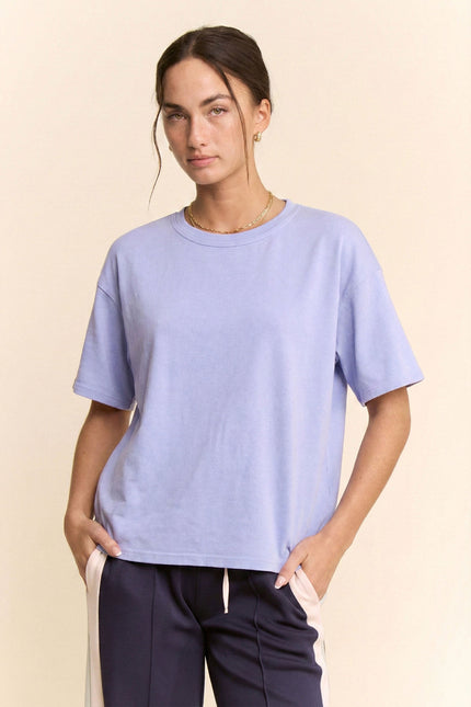 Mélisse Top — Blue front