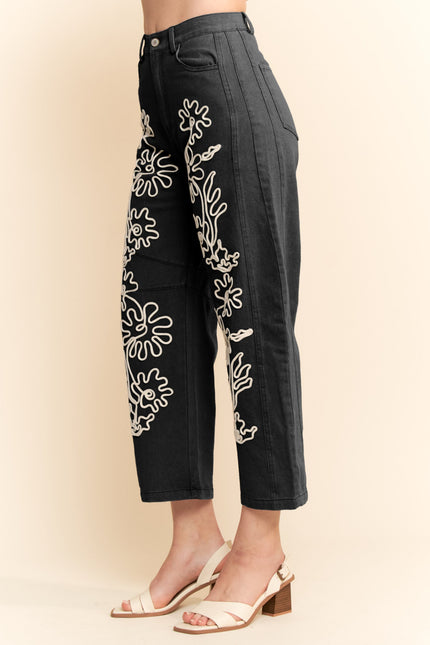 Dustbloom Jeans — Black Denim side