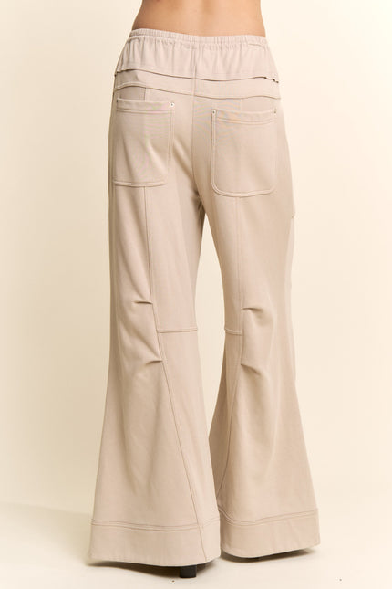 Cressida Pants — Taupe back
