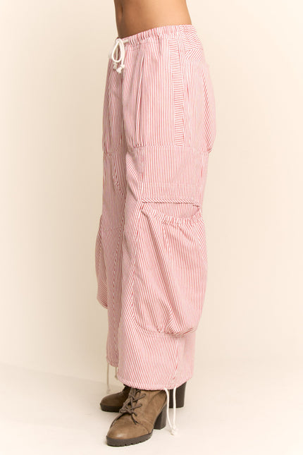 Orlisse Pants — Red Stripe side
