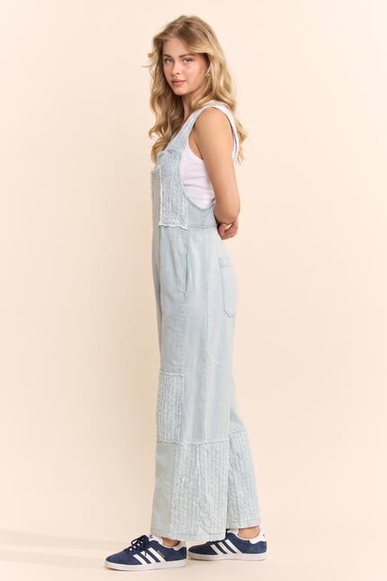 Marais Jumpsuit — Light Denim side