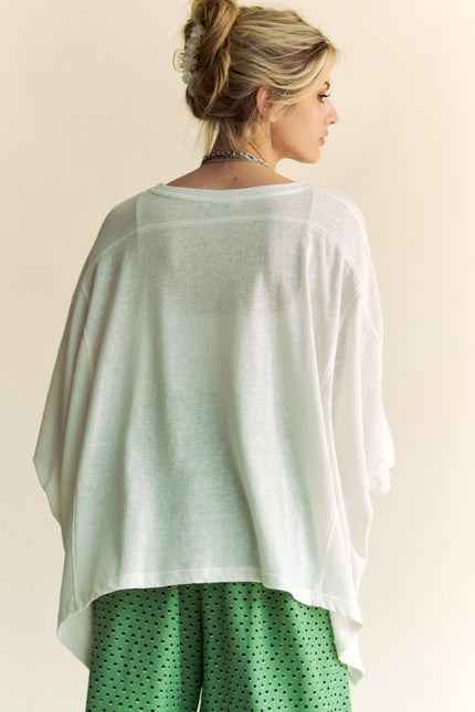 Velair Tee — White back