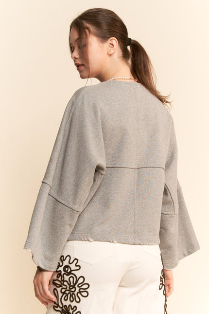 Atelier Sweater — Heather Grey back