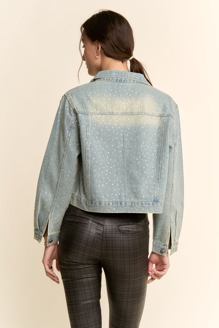Velisca Jacket — Light Denim back