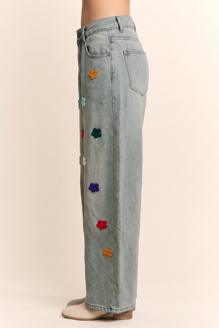 Petaline Jeans — Light Denim side