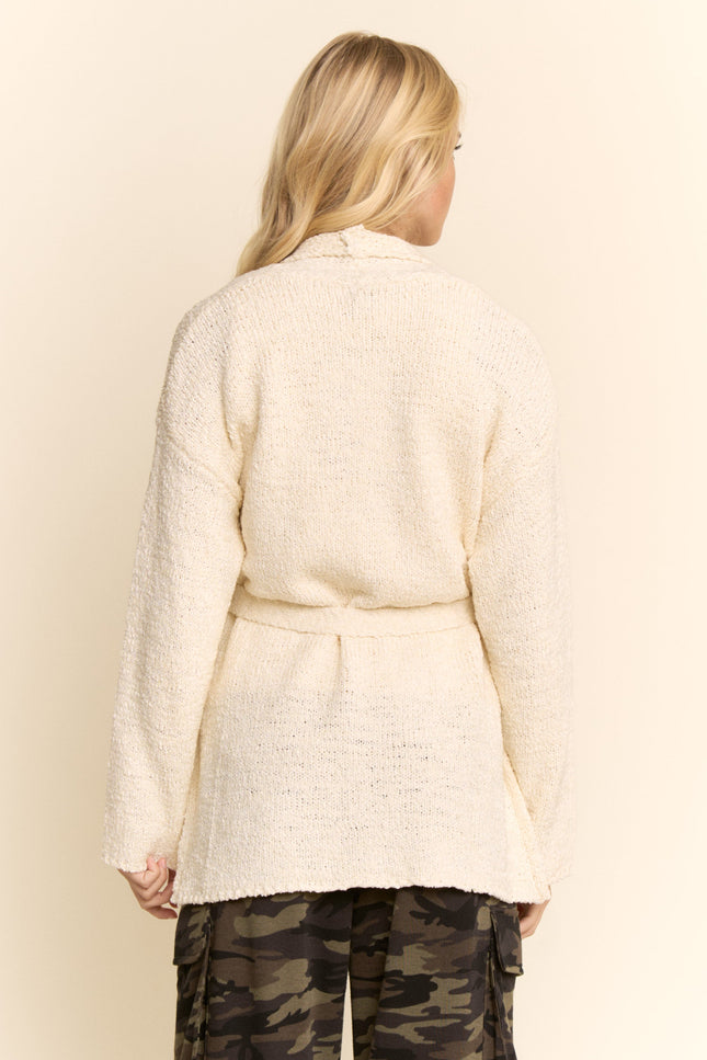 Romer Cardigan — Cream back