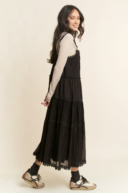 Evangeline Dress — Black side