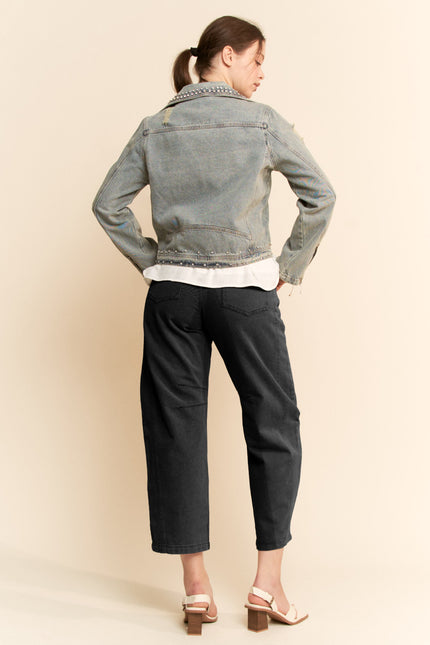 Dustbloom Jeans — Black Denim back