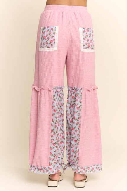 Bellflower Pants — Pink Multi back