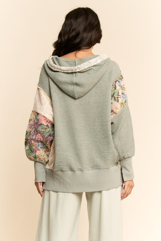 Verlaine Sweater — Seafoam Blue back