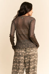 Gossamer Mesh Top