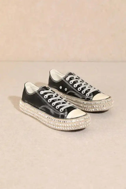 Billie Studded Platform Low Top Sneakers