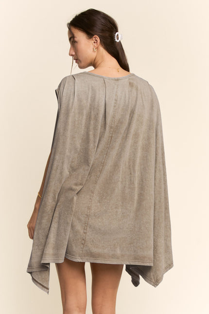 Tidefall Dress — Khaki back