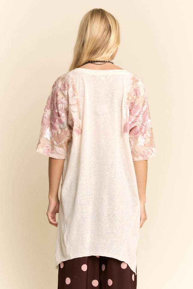 Étoile Top — Pale Pink back