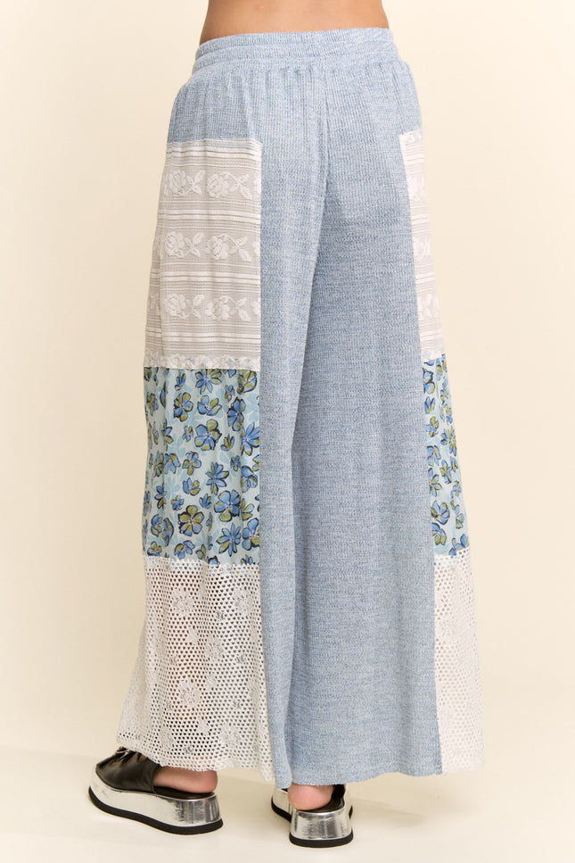 Evadne Pants — Blue back