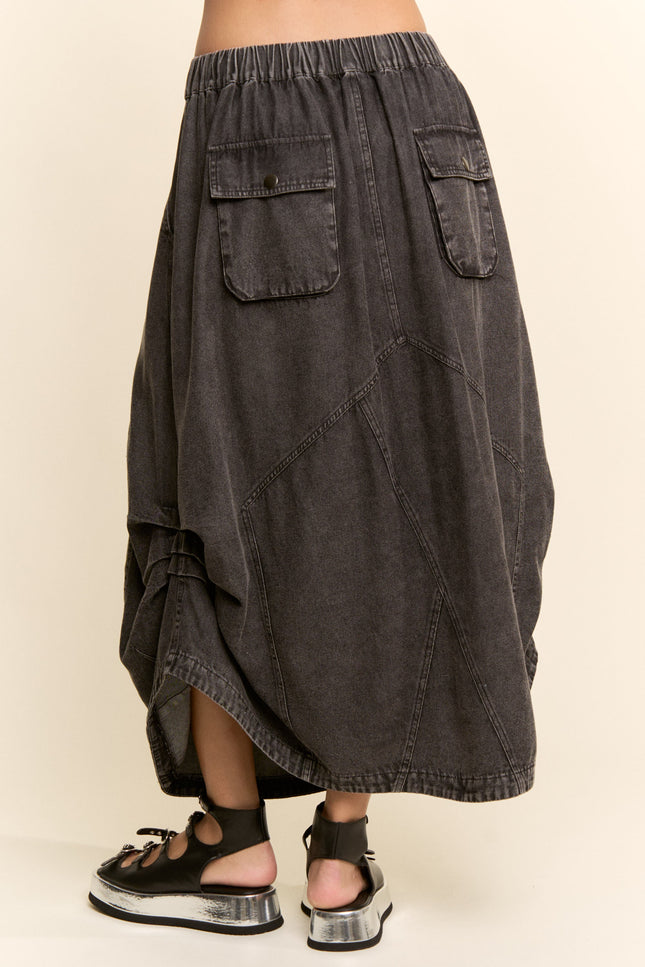 Orelune Skirt — Black back