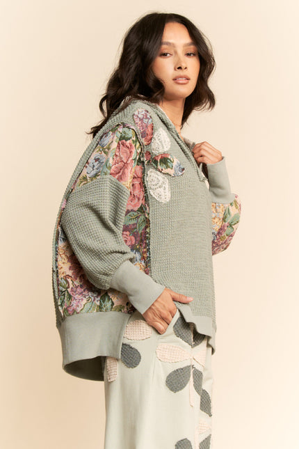 Verlaine Sweater — Seafoam Blue side
