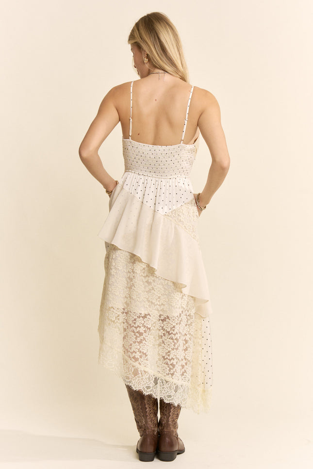Verlaine Dress — Champagne back