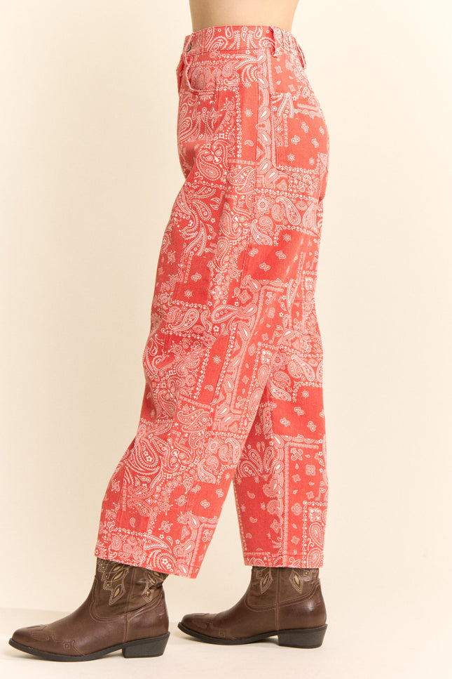 Bandelier Jeans — Red side