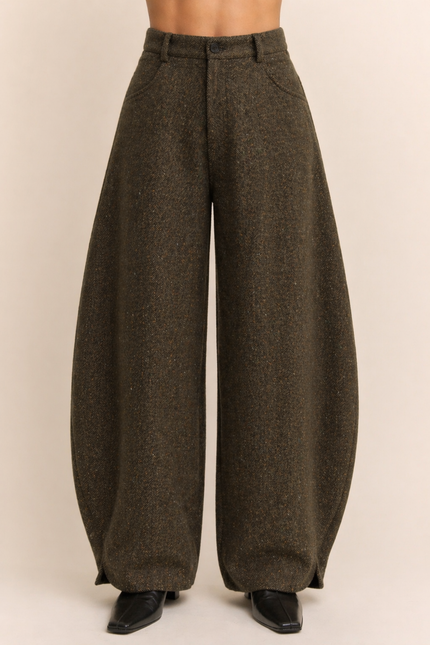 Arcelle Pants — Cocoa front