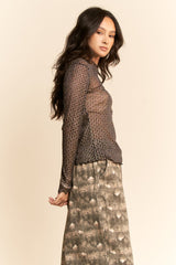 Gossamer Mesh Top