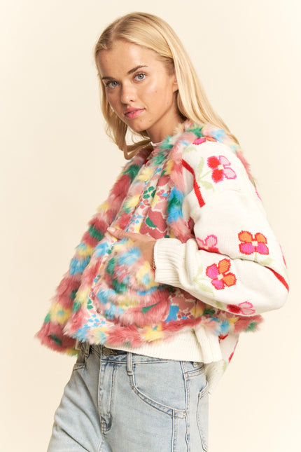 Hollin Vest — Blush Pink side