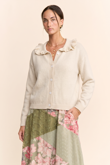 Meliora Top — Cream front