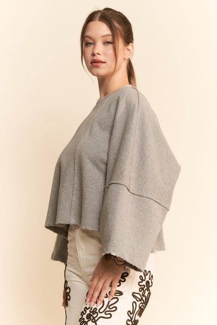 Atelier Sweater — Heather Grey side