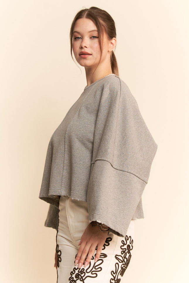 Atelier Sweater — Heather Grey side