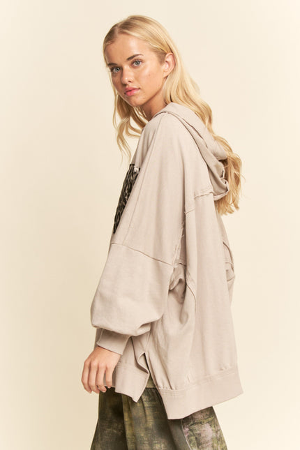 Paxelle Top — Warm Grey side