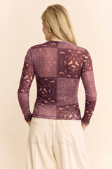 Cavessa Mesh Top