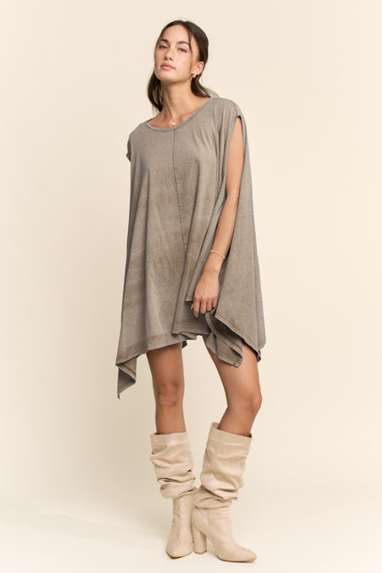 Tidefall Dress — Khaki front
