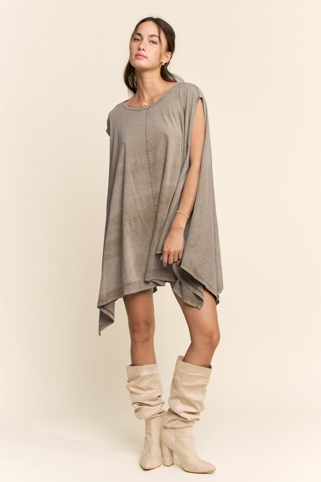 Tidefall Dress — Khaki front