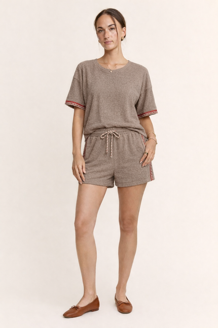 Celia Set — Mocha Mousse front