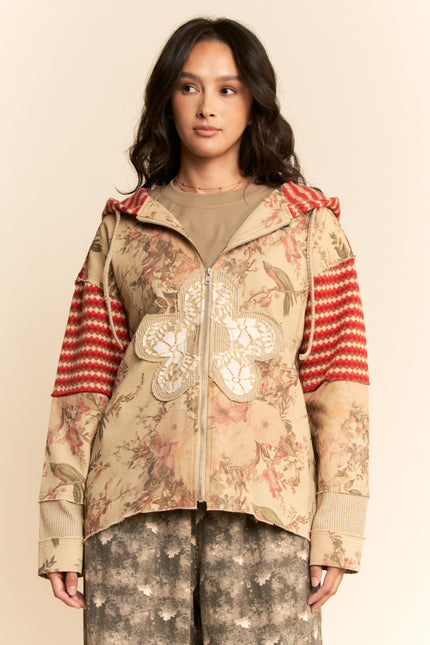 Fleur Atelier Jacket — Tan front