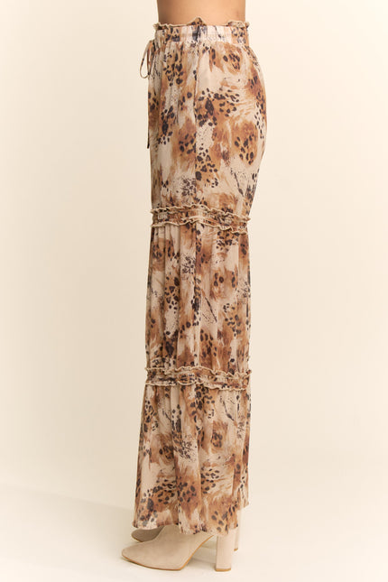 Faunelle Pants — Cheetah side