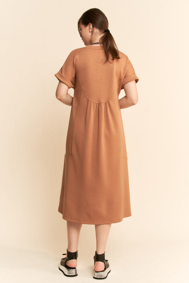 Vetrax Dress — Mocha back