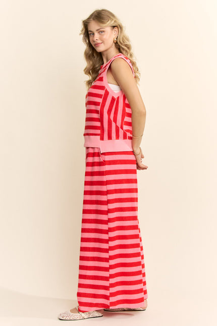 Marivelle Set — Pink Red side