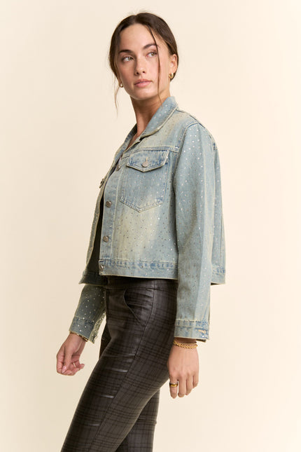 Velisca Jacket — Light Denim side
