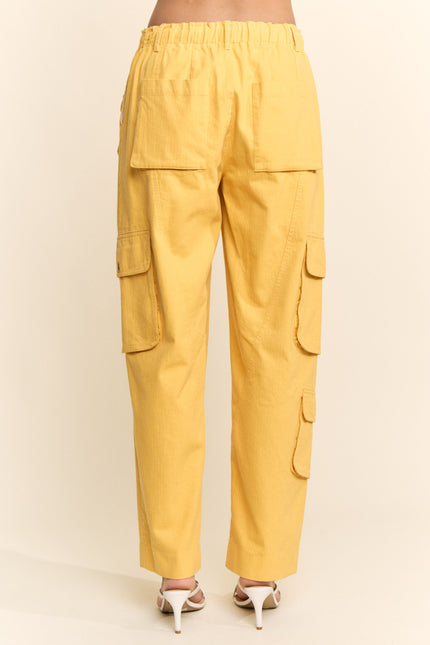 Aldenne Pants — Yellow back