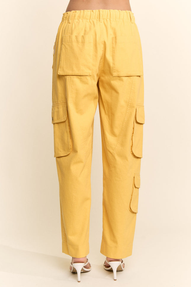 Aldenne Pants — Yellow back