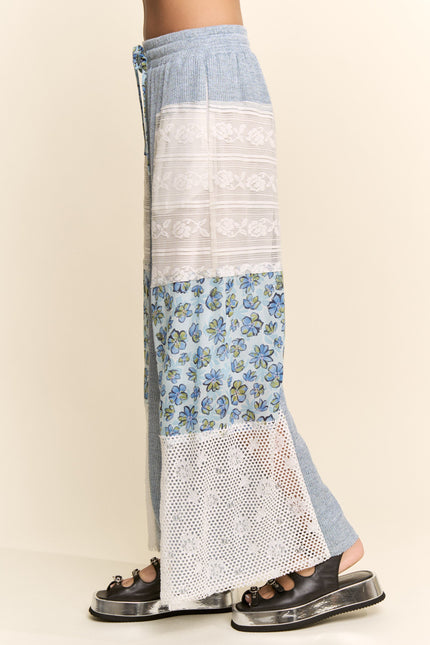 Evadne Pants — Blue side