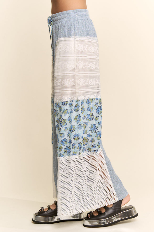 Evadne Pants — Blue side