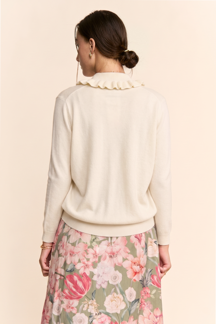Meliora Top — Cream back