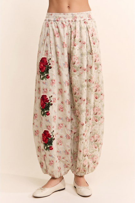 Floravienne Pants — Cloud Cream front