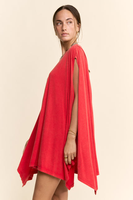 Tidefall Dress — Red side