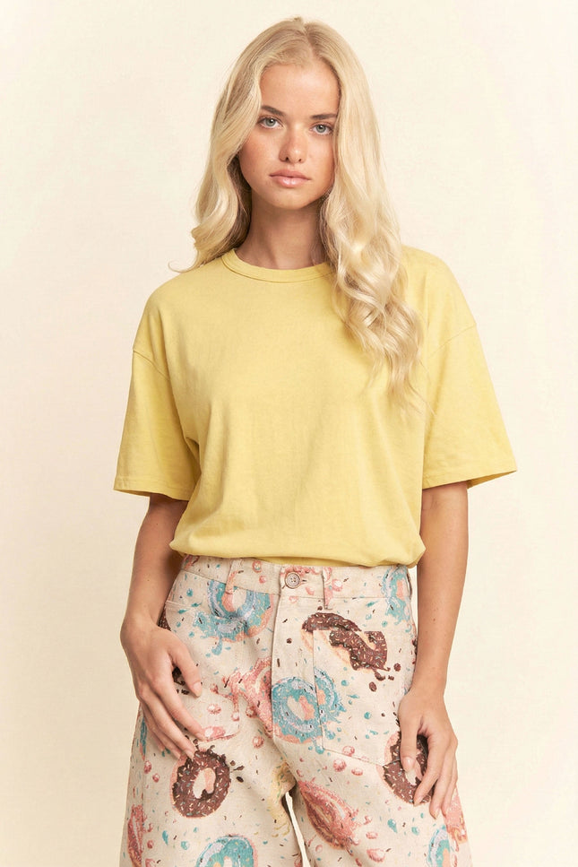 Mélisse Top — Yellow front