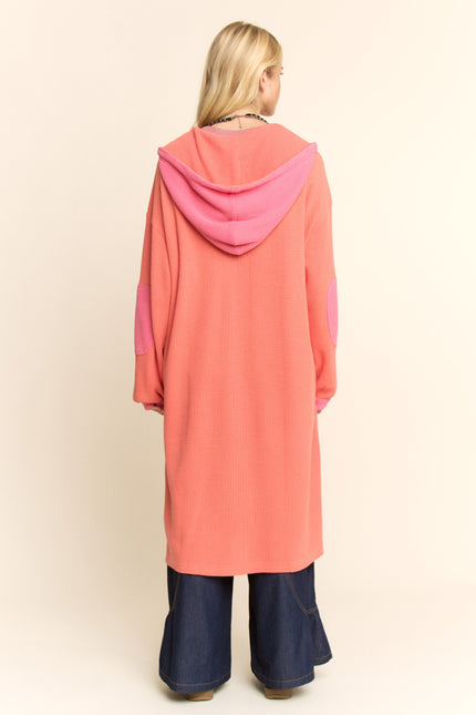 Cendrelle Jacket — Coral Red back